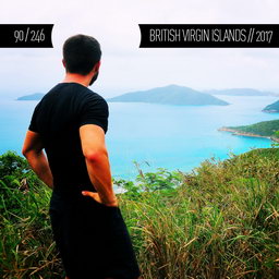 One Man Wolf Pack in British Virgin Islands (First time visited in 2017 | #17 in North America)
