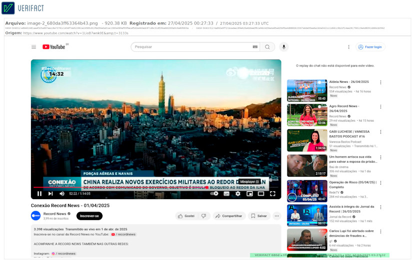 Original drone sequence by One Man Wolf Pack within RECORDs YouTube publication (Published April 1, 2025)