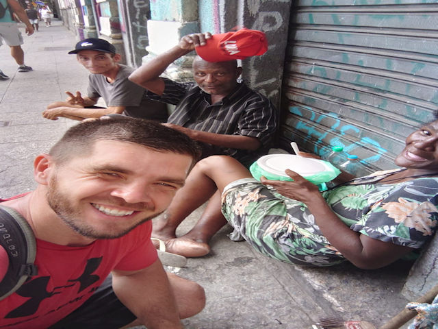Miroslaw Wawak supporting the Homeless of Rio de Janeiro | February 23, 2024