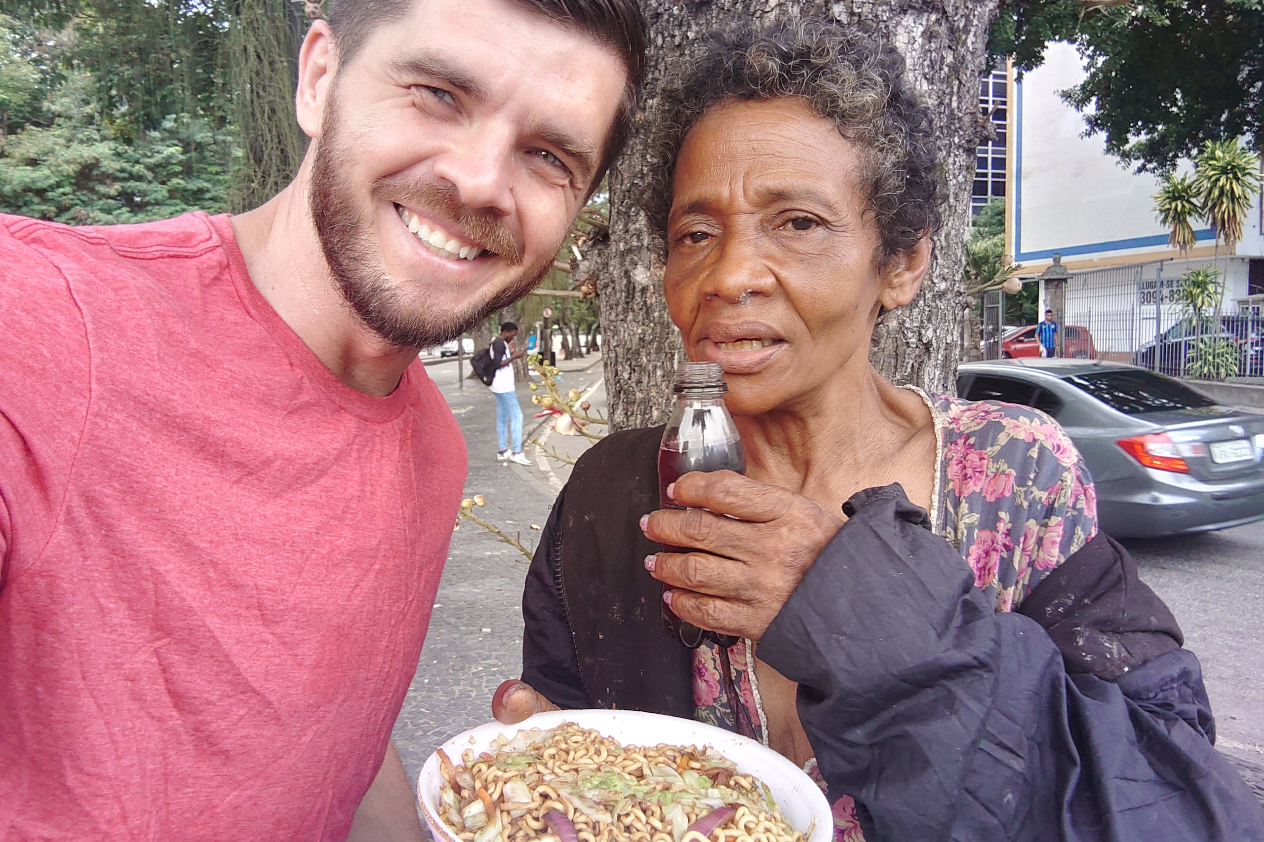 Miroslaw Wawak supporting the Homeless of Rio de Janeiro | April 2024