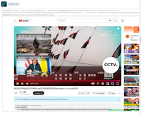 Screenshots of the latest discovered infringement of our Copyright by CCTV | dated 14/09/2019 and removed by YouTube on 28/04/2025