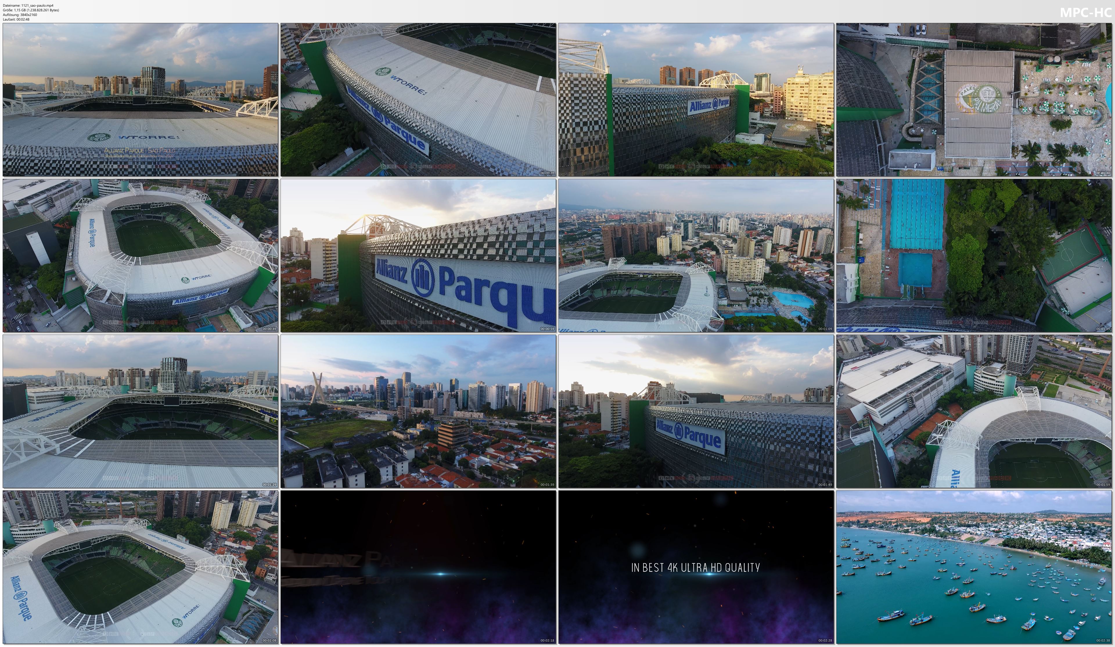 Drone Pictures from Video 【4K】Arena Palmeiras from Above | ALLIANZ PARQUE 2022 | Cinematic Wolf Aerial™ Drone Film