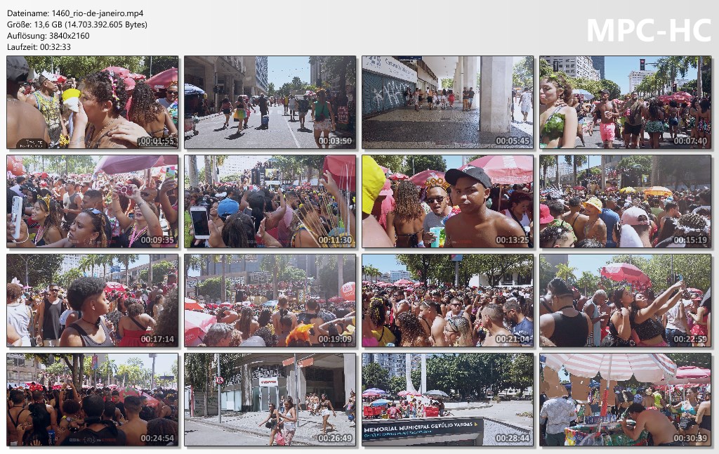  Pictures from Video 【4K 60fps】RIO DE JANEIRO CENTRO CARNIVAL 2023 «The Party of your Life» | ORIGINAL SOUNDS Feb 21