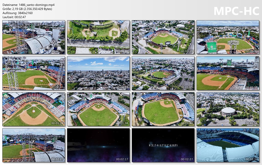 Drone Pictures from Video 【4K】Estadio Quisqueya Juan from Above | SANTO DOMINGO DR 2024 | Baseball Stadium Drone Aerial