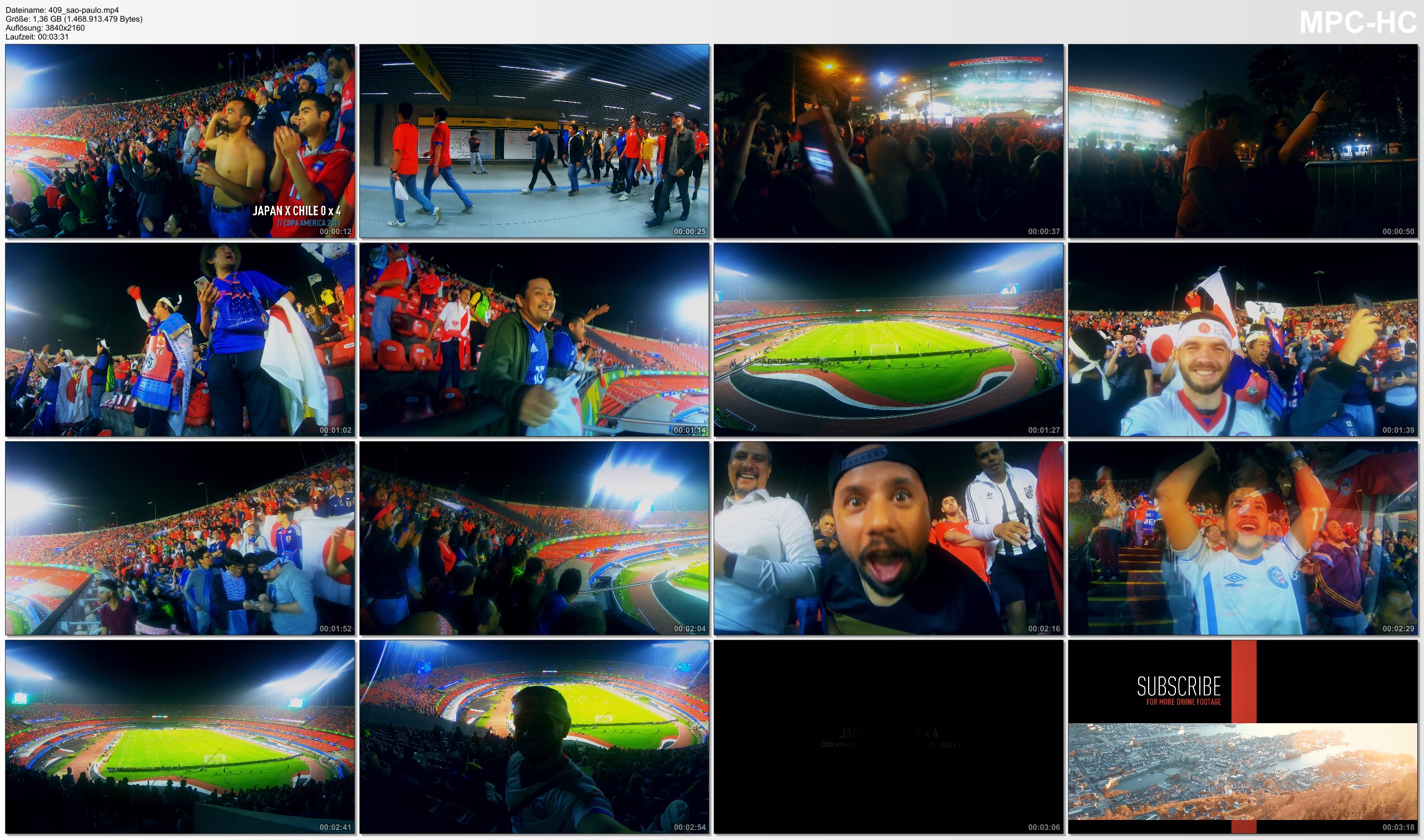  Pictures from Video 【4K】Groundhopping | Japan X Chile [0 x 4] 2019-06-17 | COPA AMERICA | Morumbi, Sao Paulo / Brazil
