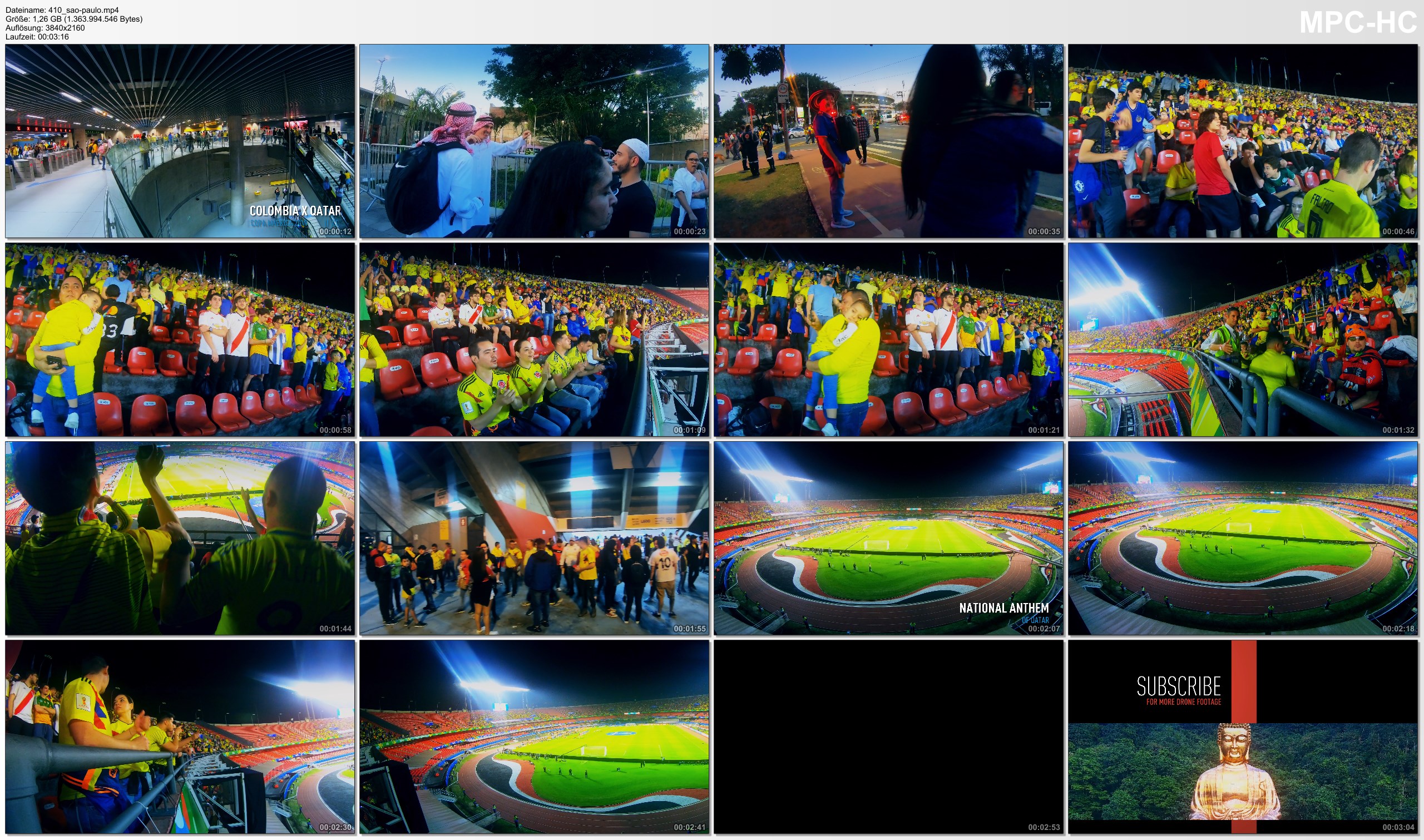  Pictures from Video 【4K】Groundhopping | Colombia X Qatar [1 x 0] 2019-06-19 | COPA AMERICA | Morumbi, Sao Paulo / Brazil