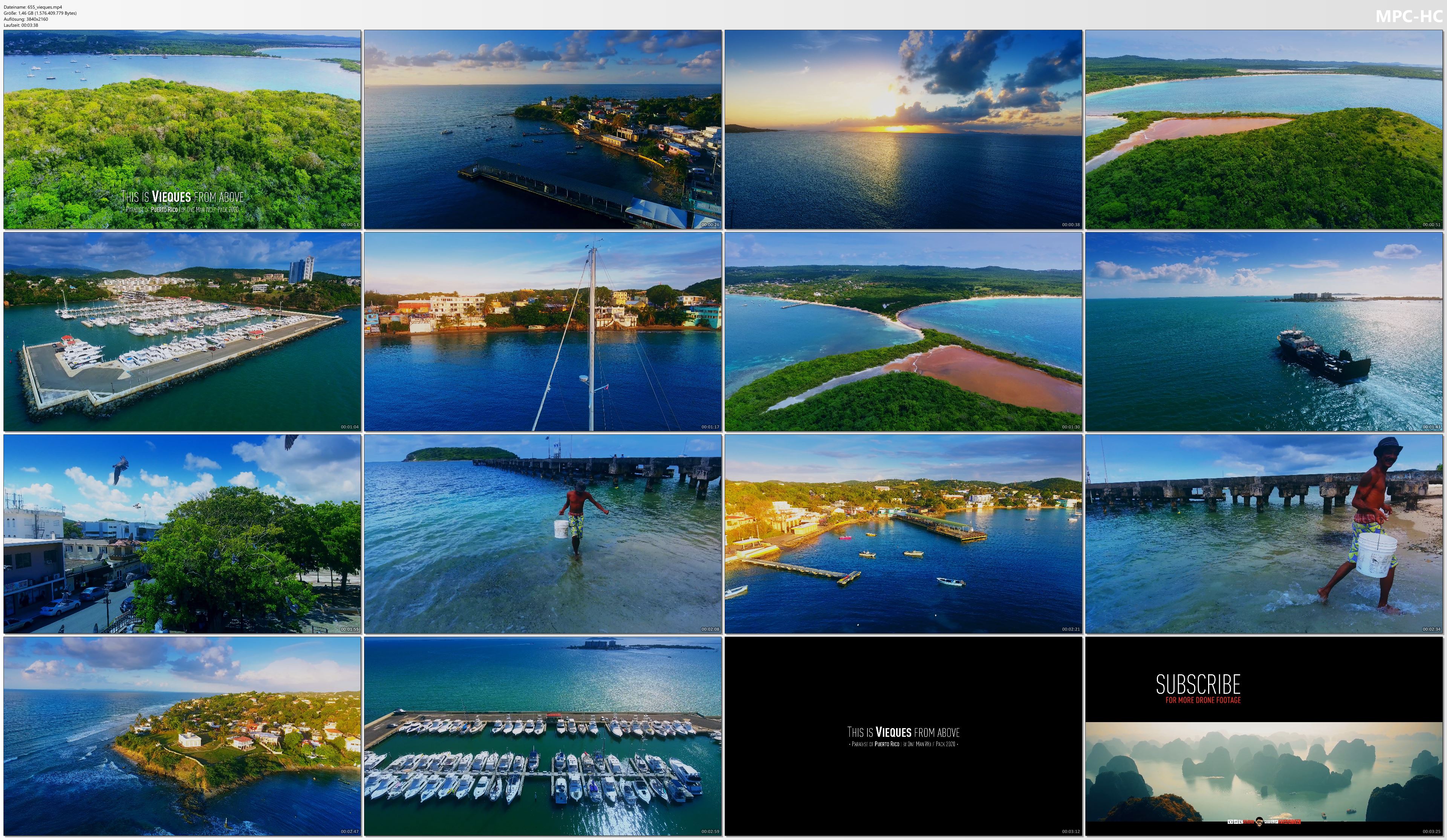Drone Pictures from Video 【4K】Sunset in Vieques from Above - PUERTO RICO 2020 | Cinematic Wolf Aerial™ Drone Film