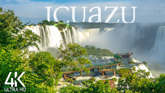 【4K】The Worlds Most Beautiful Waterfalls: «Iguazú Falls» Brazil 2021
