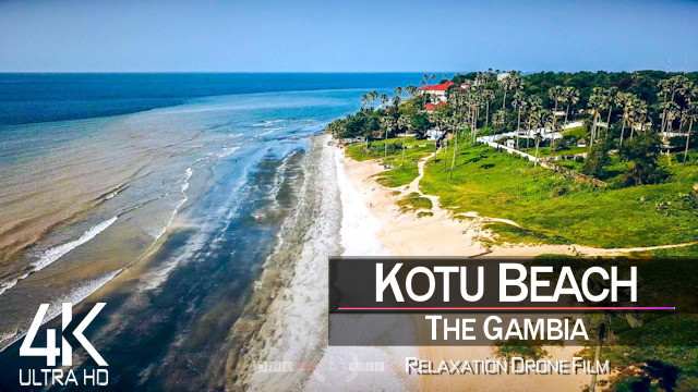 【4K】Kotu Beach from Above | Serekunda - THE GAMBIA 2021 | Cinematic Wolf Aerial™ Drone Film
