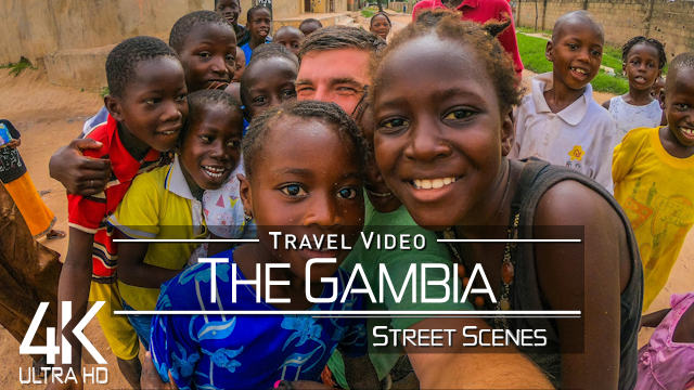 【4K】STREET SCENES: «Visiting The Gambia» Serekunda & Banjul | Ultra HD Travel Video