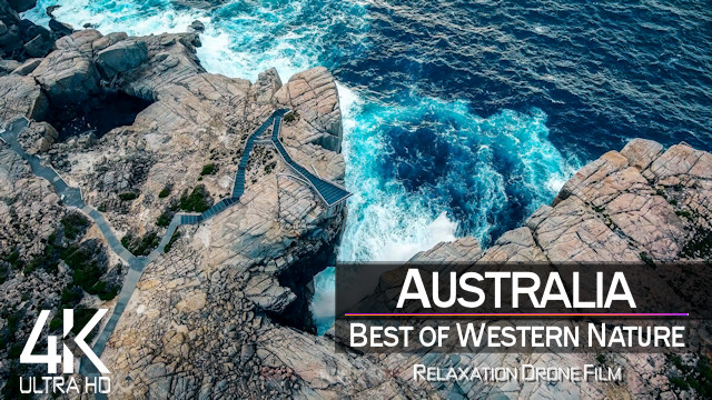 【4K】3 HOUR DRONE FILM: «The Beauty of Western Australia» | Ultra HD | Piano Relaxation