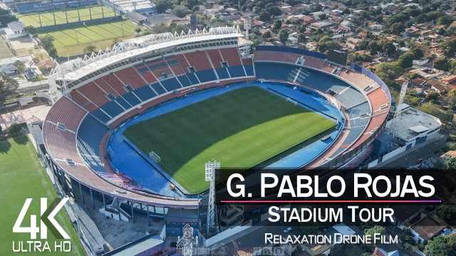 【4K】Estadio General Pablo Rojas from Above | PARAGUAY 2021 | Club Cerro Porteño