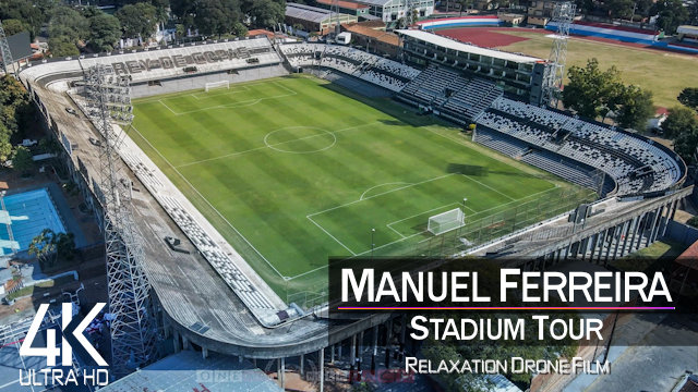 【4K】Estadio Manuel Ferreira & Dr Nicolas Leoz from Above | PARAGUAY 2021 | Olimpia & Club Libertad