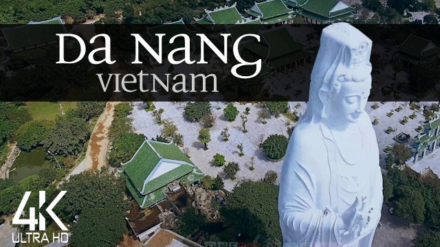 【4K】1 HOUR DRONE FILM: «Da Nang - Vietnam» | Ultra HD | Relaxation Music