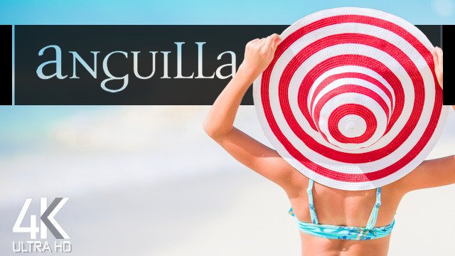 【4K】½ HOUR DRONE FILM: «The Beauty of Anguilla» | Ultra HD | Chillout Lounge Music | 1058
