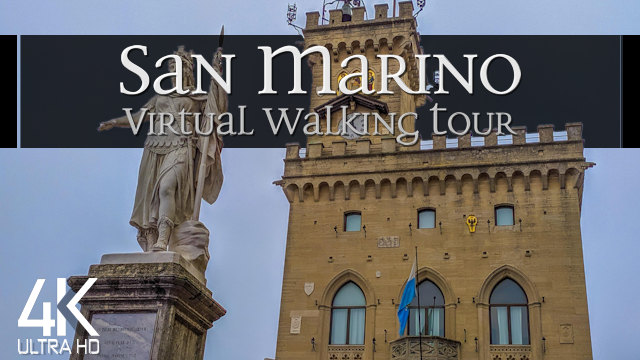 【4K】VIRTUAL WALKING TOUR: «San Marino 2021» | ORIGINAL SOUNDS | NO COMMENT UHD ASMR