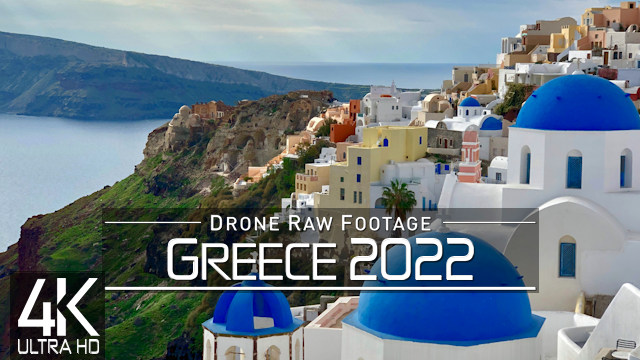 【4K】Drone RAW Footage | This is GREECE 2022 | Athens | Piraeus | Thessaloniki | UltraHD Stock