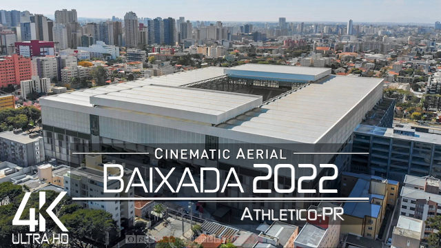 【4K】Estádio Joaquim Américo Guimarães from Above | ARENA DA BAIXADA 2022 | Cinematic Wolf Aerial™