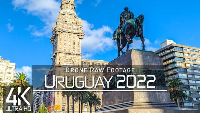 【4K】Drone RAW Footage | This is URUGUAY 2022 | Montevideo | Punta del Este | UltraHD Stock Video