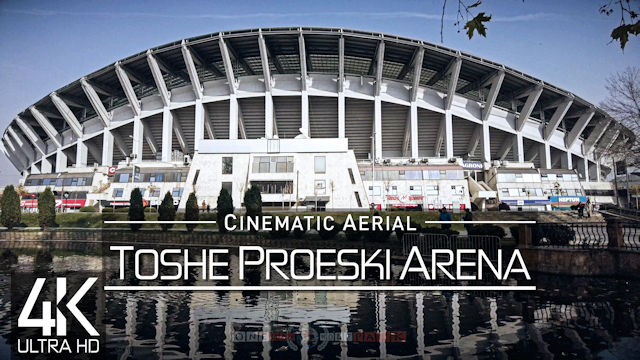 【4K】Toše Proeski Arena from Above | SKOPJE 2022 | Cinematic Wolf Aerial™ Drone Film