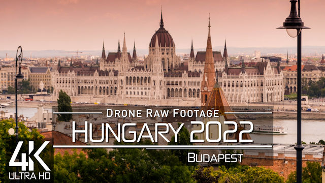 【4K】Drone RAW Footage | This is HUNGARY 2022 | Budapest | UltraHD Stock Video