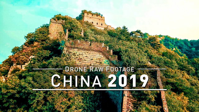 【4K】Drone RAW Footage | CHINA 2019 ..:: Great Wall :: Mutianyu :: Jinshanling | UltraHD Stock Video