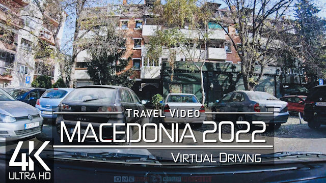 【4K 60fps】1 ½ HOUR RELAXATION FILM: «Driving in Macedonia (Europe)» Ultra HD UHD 2160p AmbiTV