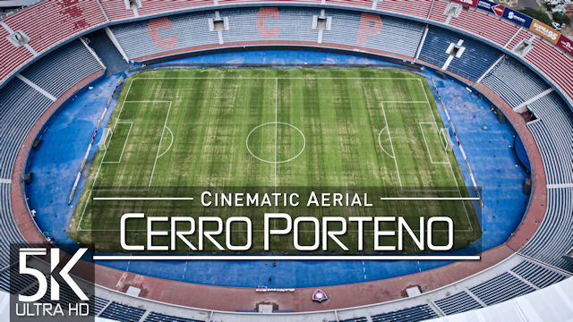 【5K】Cerro Porteno | Estadio General Pablo Rojas from Above | Asuncion PARAGUAY 2022 | Cine Aerial™