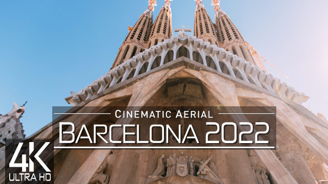 【4K】Barcelona from Above | CATALONIA 2022 | Cinematic Wolf Aerial™ Drone Film