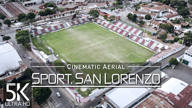 【5K】Club Sportivo San Lorenzo | Estadio Gunther Vogel | Asuncion PARAGUAY 2022 | Drone Aerial