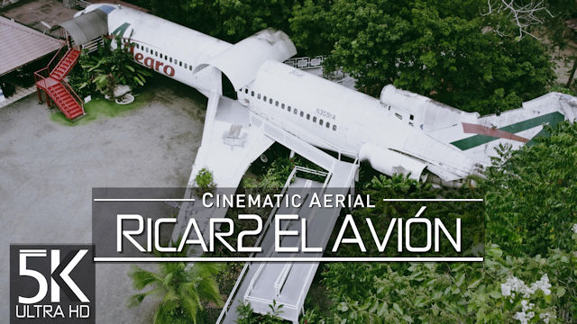 【5K】A PLANE IN THE MIDDLE OF THE RAINFOREST | Costa Rica 2022 | Cinematic Wolf Aerial™ Drone Film