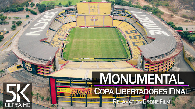 【5K】Copa Libertadores Final Stadium 2022 | FLAMENGO X ATHLETICO PR | Estadio Monumental |Drone