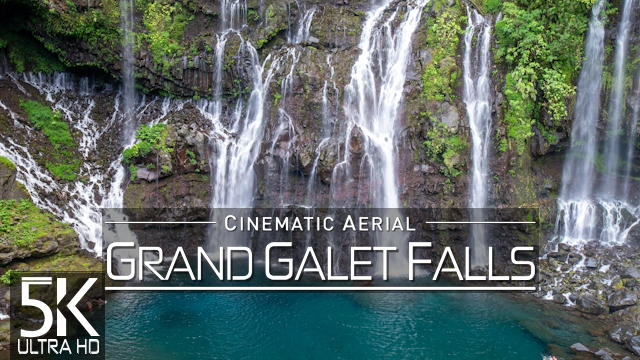 【5K】The Grand Galet Falls from Above | LA REUNION 2023 | Cinematic Wolf Aerial™ Drone Film