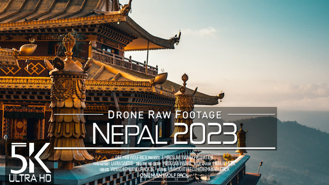 【5K】Drone RAW Footage | This is NEPAL 2023 | Kathmandu | Capital City | UltraHD Stock Video Film