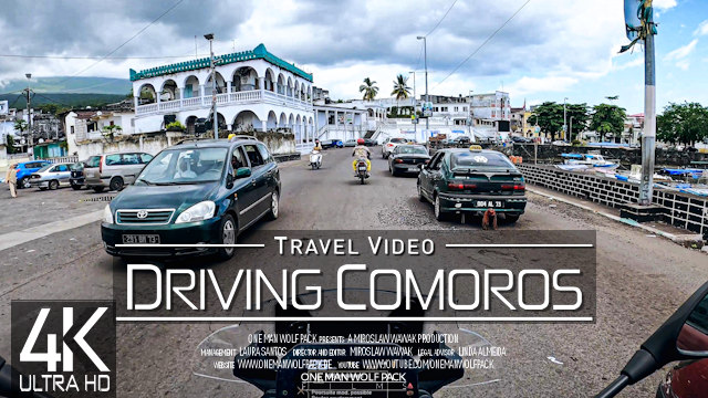 【4K 60fps】2 ½ HOUR RELAXATION FILM: «Driving in The Comoros (Africa)» Ultra HD UHD Ambient TV