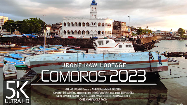 【5K】Drone RAW Footage | This is COMOROS 2023 | Moroni | Capital City & More | UltraHD Stock Video