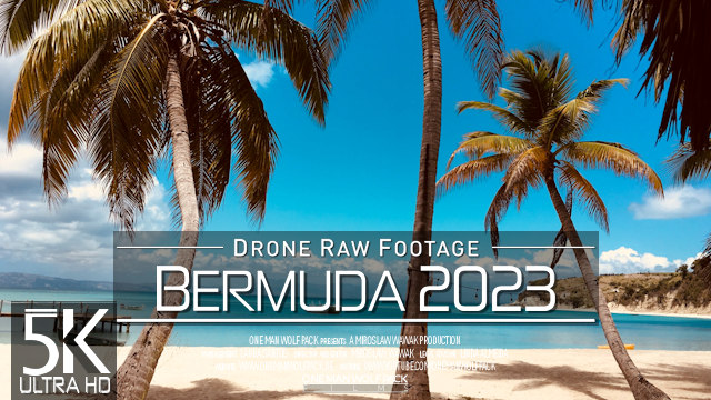 【5K】Drone RAW Footage | This is BERMUDA 2023 | Hamilton & More | UltraHD Stock Video