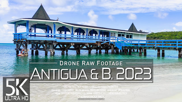 【5K】Drone RAW Footage | This is ANTIGUA AND BARBUDA 2023 | St. Johns & More | UltraHD Stock Video