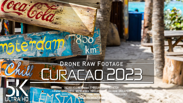 【5K】Drone RAW Footage | This is CURACAO 2023 | Willemstad & More | UltraHD Stock Video