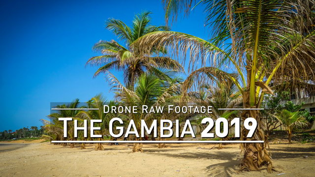 【4K】Drone RAW Footage | THE GAMBIA 2019 ..:: Serekunda :: Banjul | UltraHD Stock Video