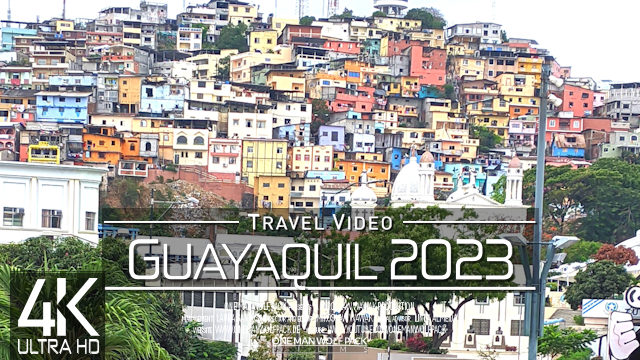 【4K 60fps】1 HOUR RELAXATION FILM: «Driving in Guayaquil (Ecuador)» Ultra HD UHD 2160p AmbientTV