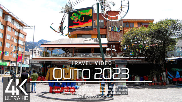 【4K 60fps】½ HOUR RELAXATION FILM: «Driving in Quito (Capital of Ecuador)» Ultra HD UHD 2160p