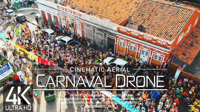 【4K】Carnaval do Brasil from Above | Carnival Drone Footage from Olinda | BRAZIL | Cinematic Aerial™