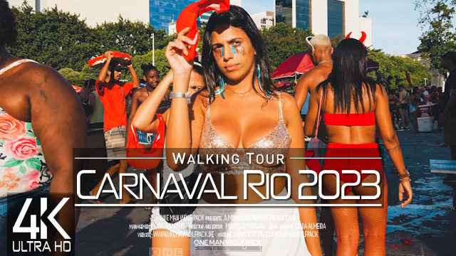 【4K 60fps】RIO DE JANEIRO LAPA CARNIVAL 2023 «The Party of your Life» | ORIGINAL SOUNDS Feb 19