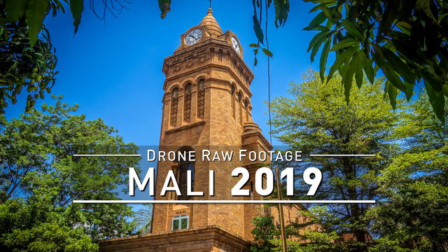 【4K】Drone RAW Footage | MALI 2019 ..:: Bamako | UltraHD Stock Video