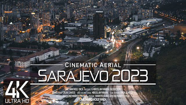 【4K】Sarajevo from Above | Capital of BOSNIA AND HERZEGOVINA 2023 | Cinematic Aerial™ Drone Film