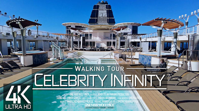 【4K 60fps】VIRTUAL WALKING TOUR: «The CELEBRITY INFINITY - Cruise Ship 2023» | NO COMMENT ASMR