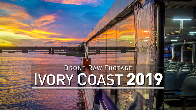 【4K】Drone RAW Footage | IVORY COAST 2019 ..:: Abidjan | UltraHD Stock Video