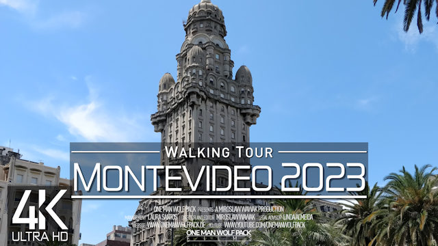 【4K 60fps】VIRTUAL WALKING TOUR: «Montevideo - Capital of Uruguay 2023» | ORIGINAL SOUNDS ASMR