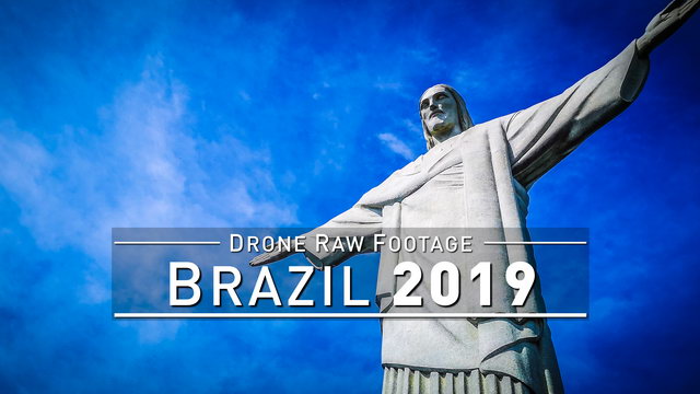 【4K】Drone RAW Footage | BRAZIL 2019 ..:: Sao Paulo & Rio de Janeiro [FULL 7 HOURS] | UltraHD Video